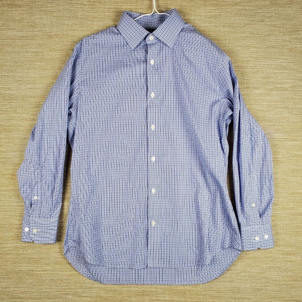 Bonobos Shirt Mens 16.5 Tailored Fit Stretch Academia Classicore Preppy Minimal